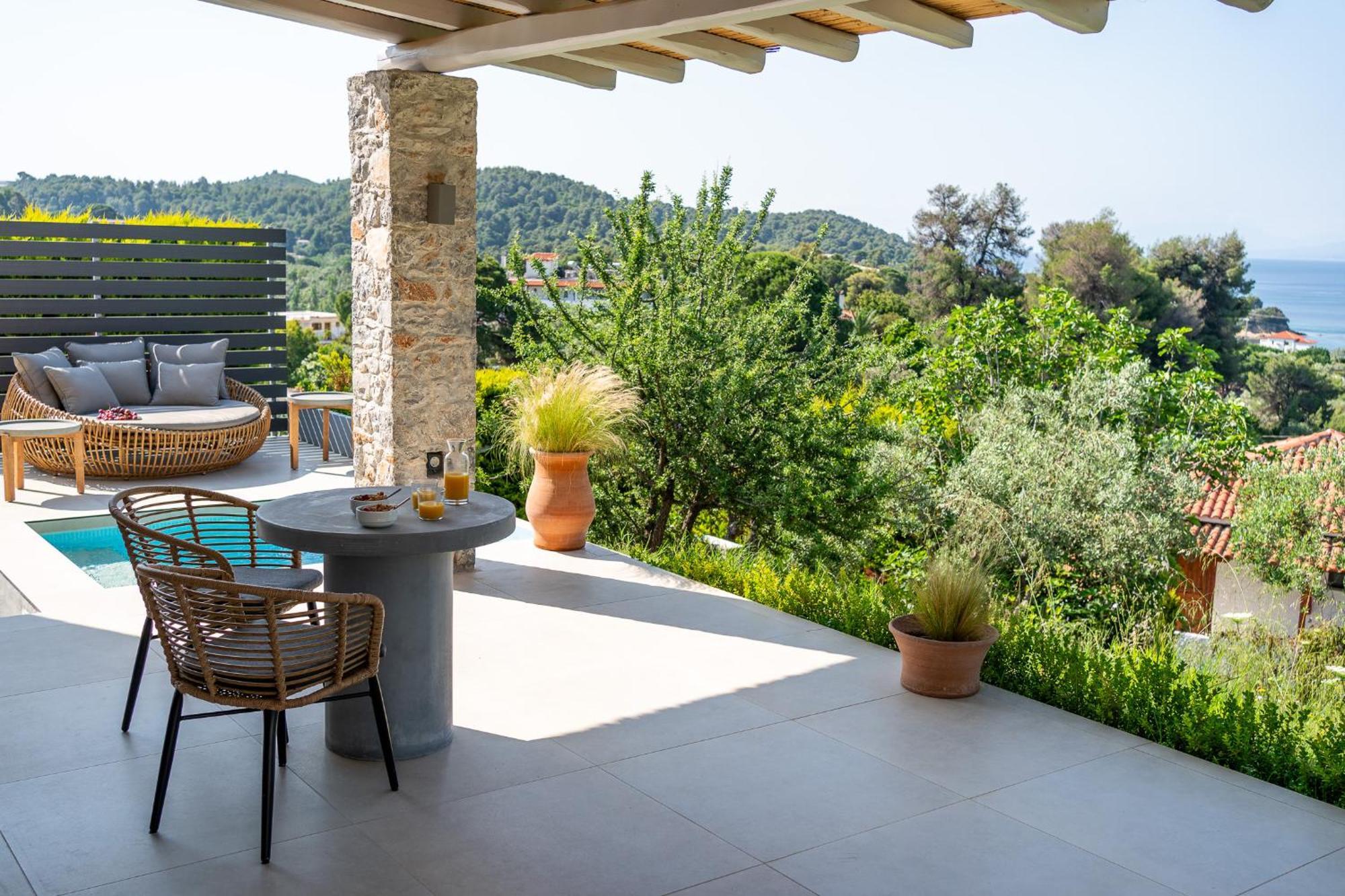 Stone Build Suite With Private Pool Kolios Dış mekan fotoğraf
